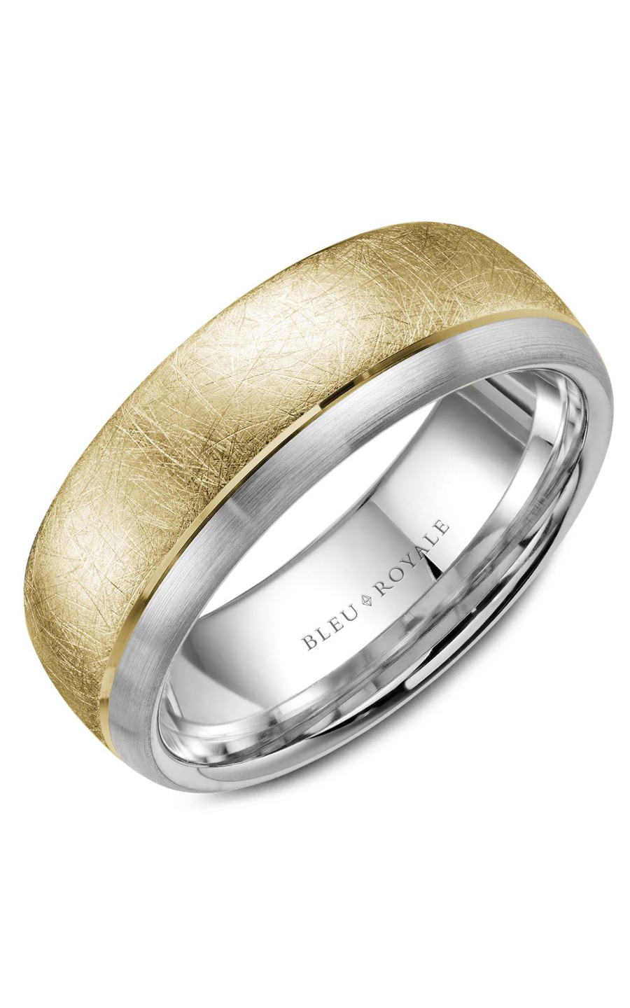 Bleu Royale Men's Wedding Band RYL-007YW75