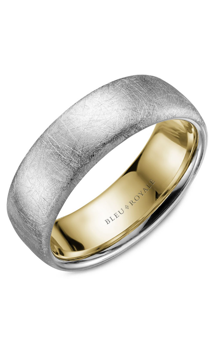 Bleu Royale Men's Wedding Band RYL-009WY75