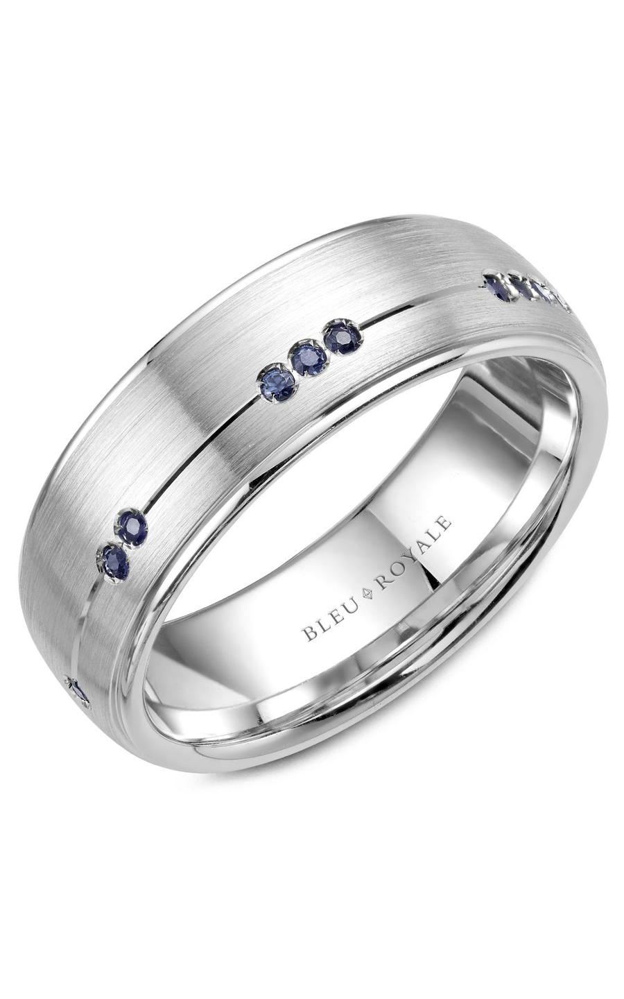 Bleu Royale Men's Wedding Band RYL-011WS75