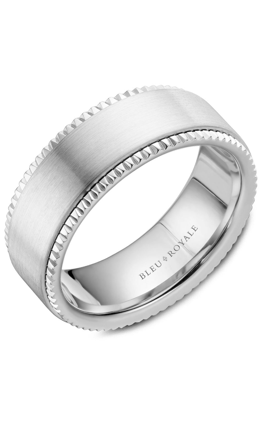 Bleu Royale Men's Wedding Band RYL-028W8