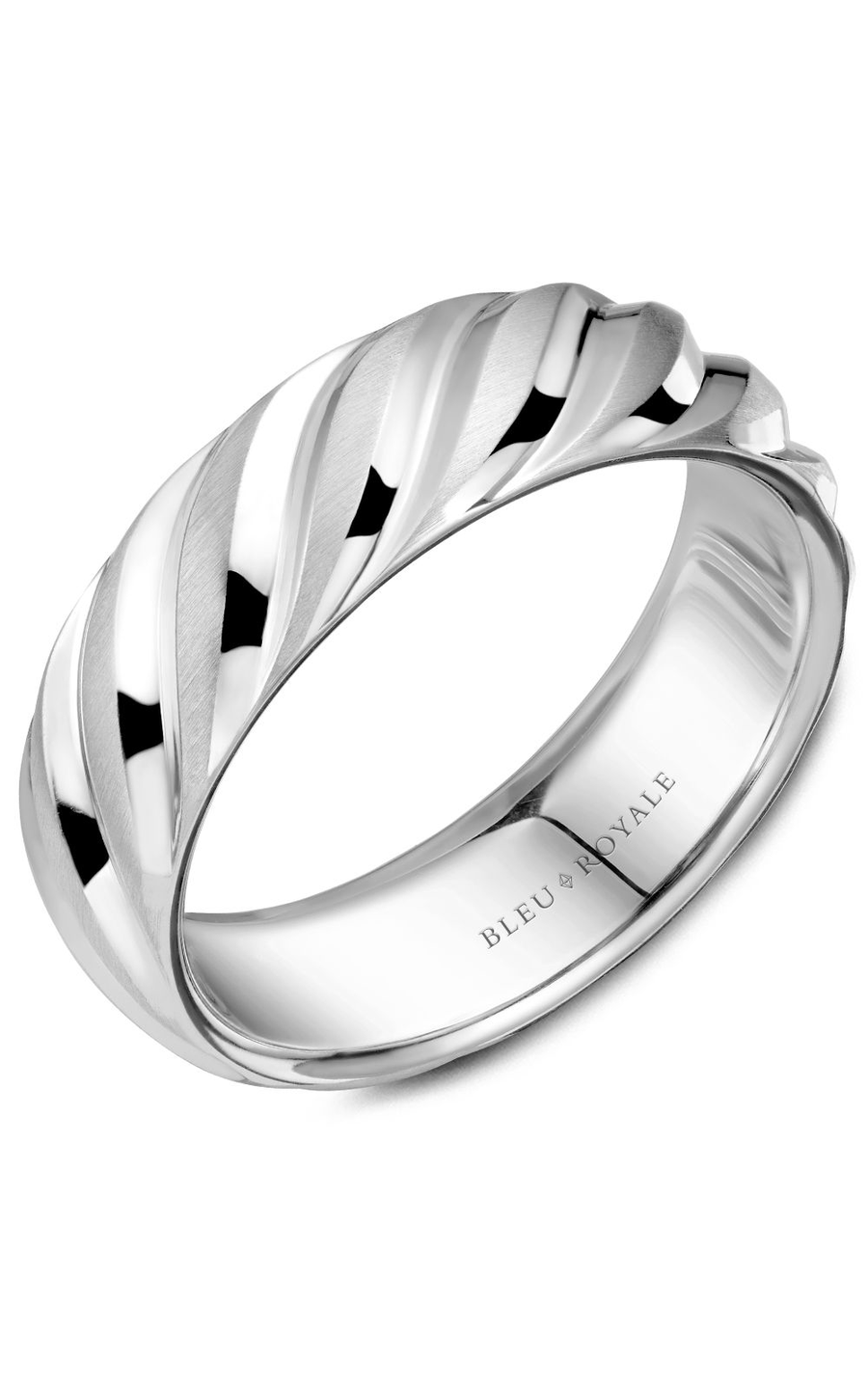 Bleu Royale Men's Wedding Band RYL-044W7