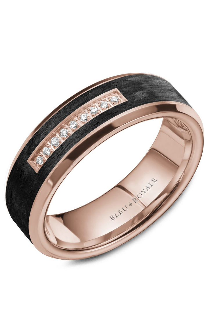 Bleu Royale Men's Wedding Band RYL-049RD7