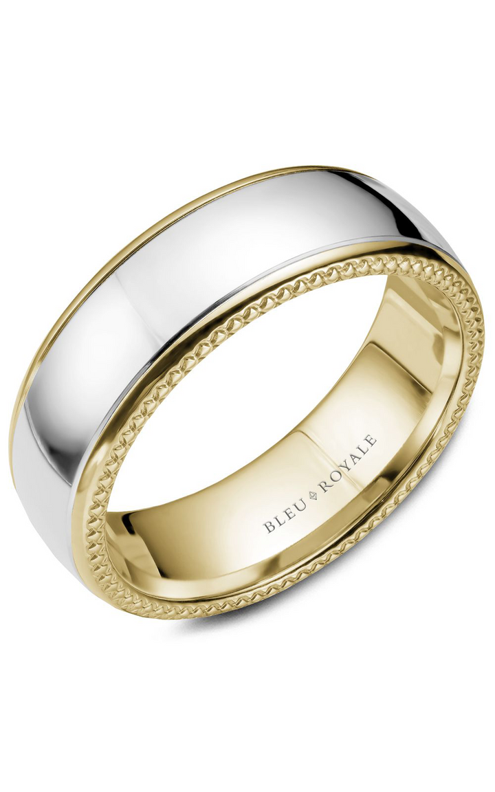 Bleu Royale Men's Wedding Band RYL-054WY75