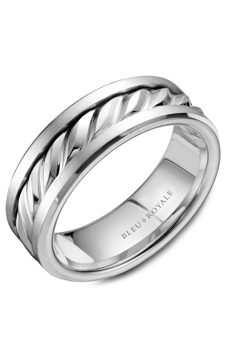 Bleu Royale Men's Wedding Band RYL-060W75