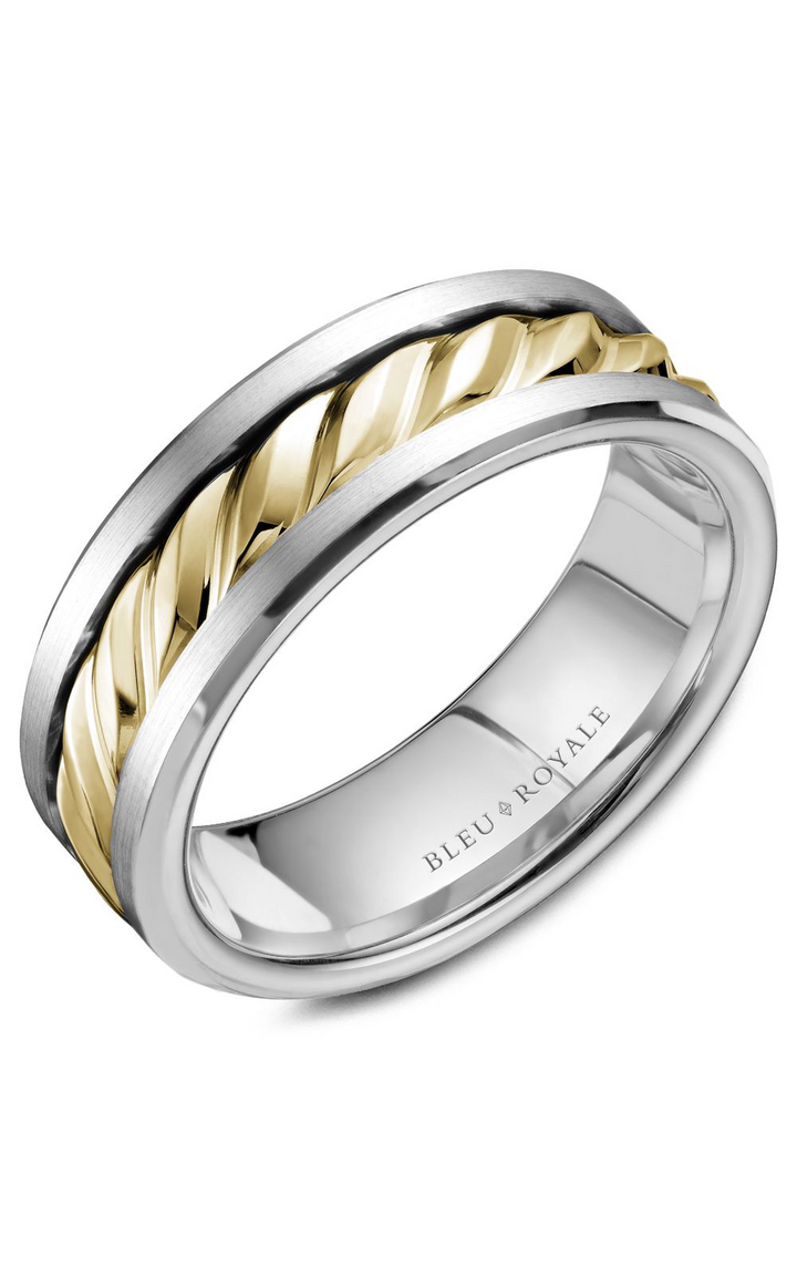 Bleu Royale Men's Wedding Band RYL-060YW75