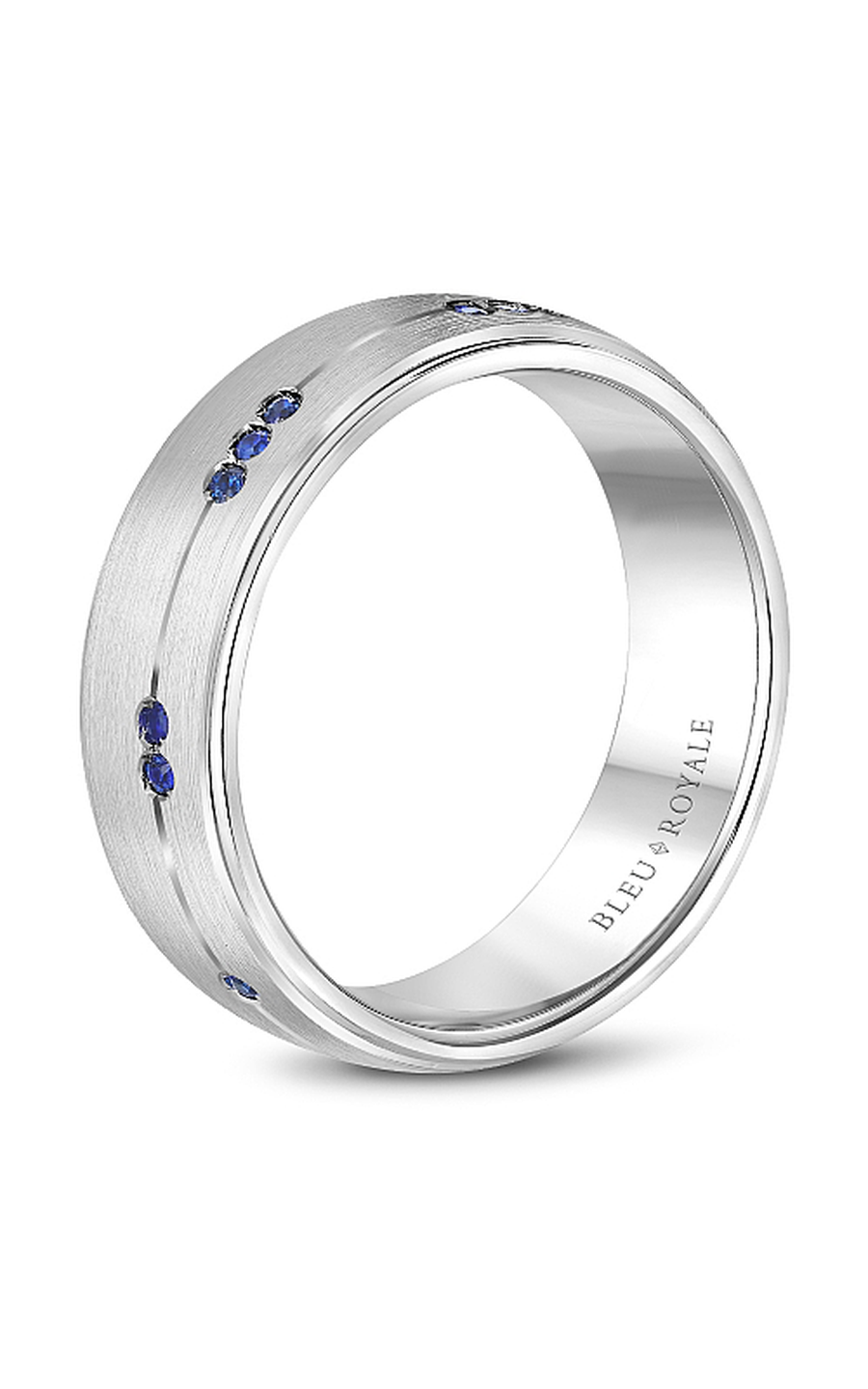 Bleu Royale Men's Wedding Band RYL-011WS75