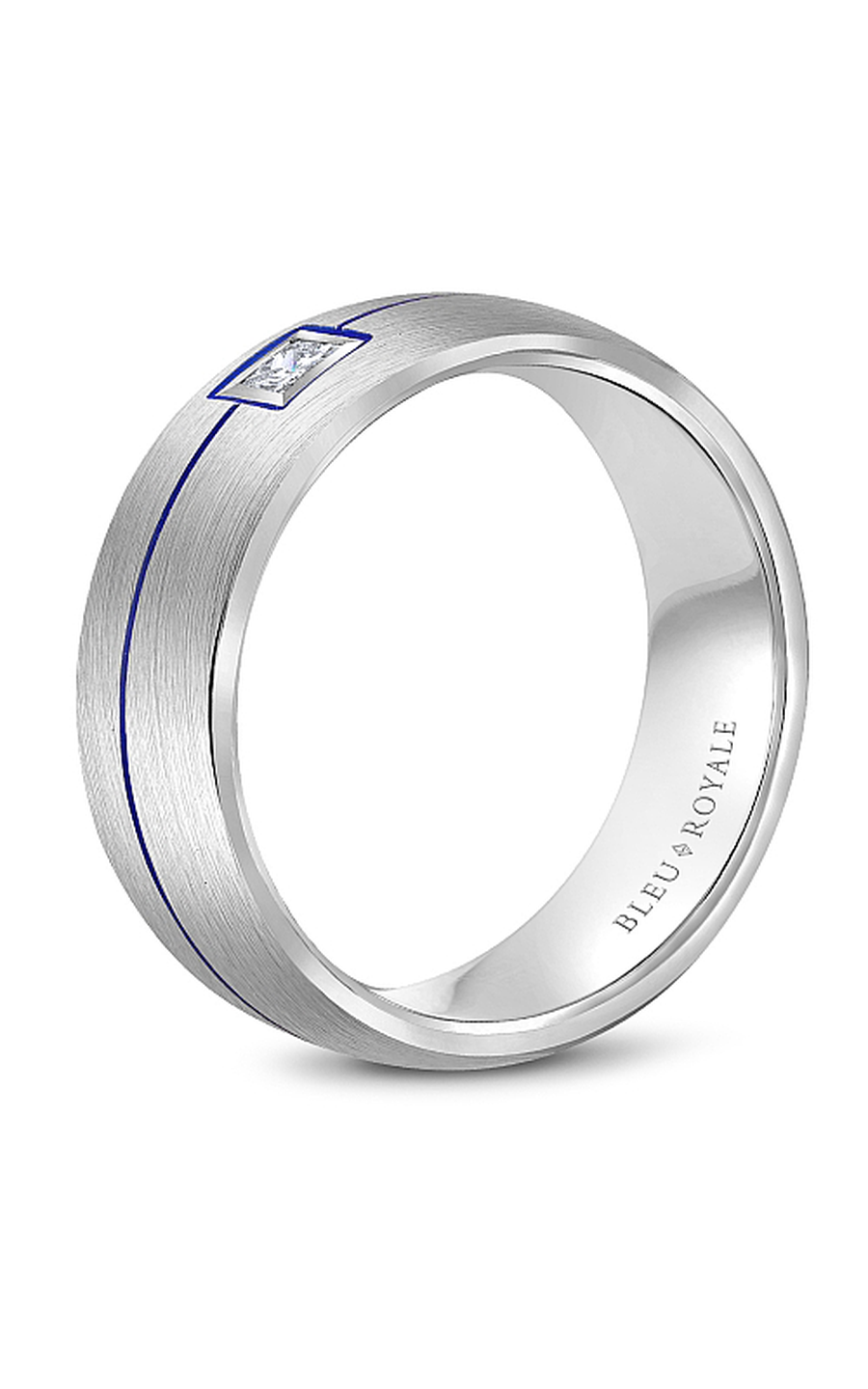 Bleu Royale Men's Wedding Band RYL-027WD75