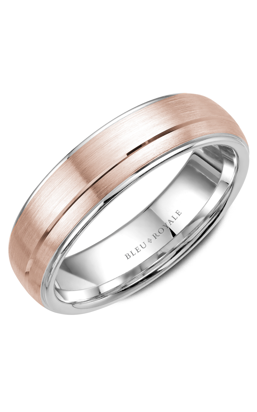 Bleu Royale Men's Wedding Band RYL-002RW55