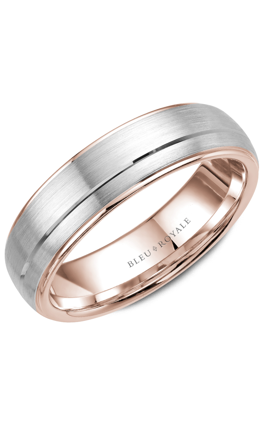 Bleu Royale Men's Wedding Band RYL-002WR55-M10