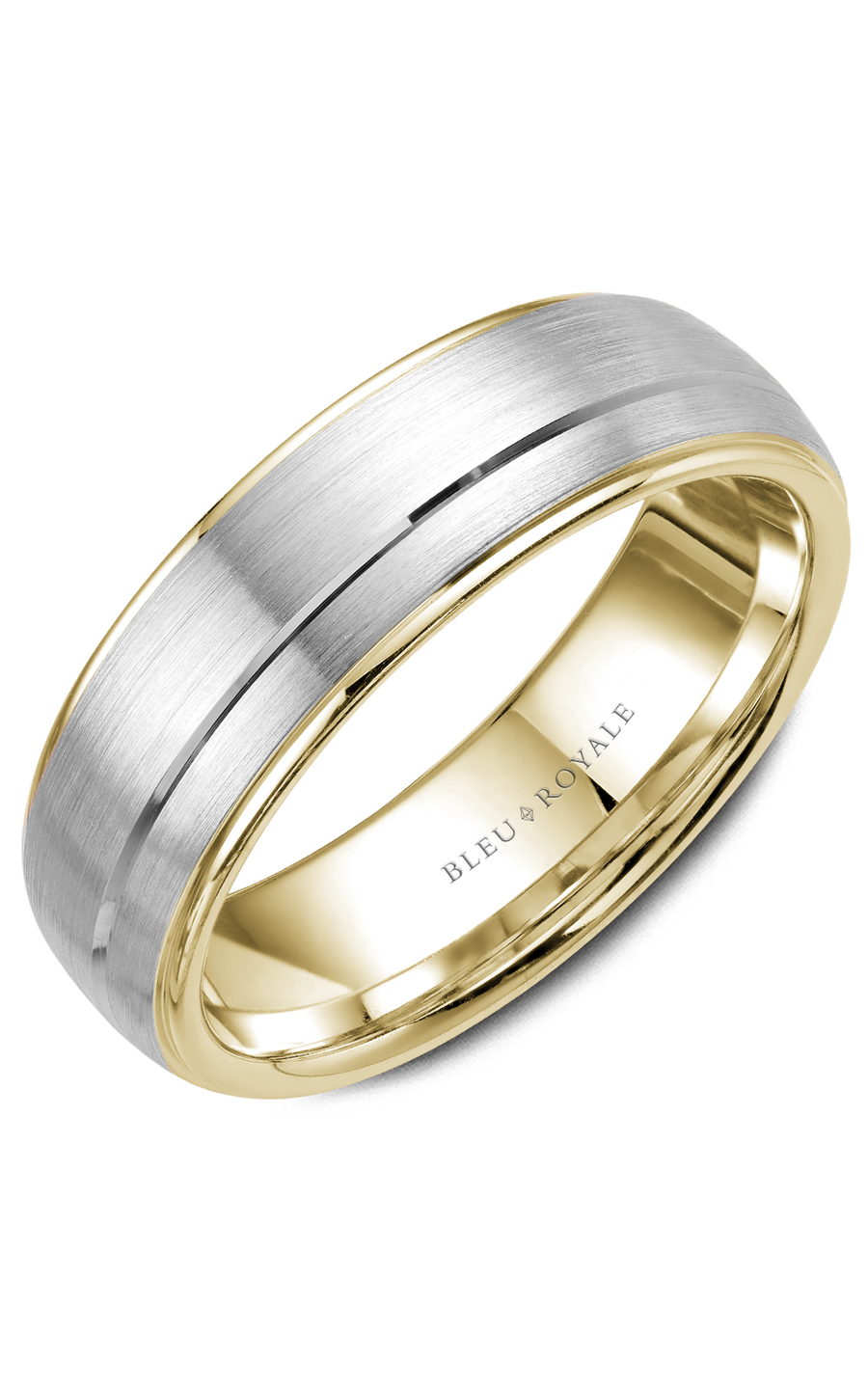 Bleu Royale Men's Wedding Band RYL-002WY6