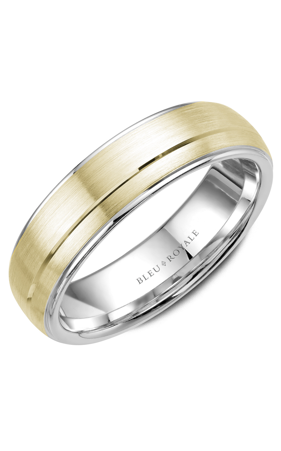 Bleu Royale Men's Wedding Band RYL-002YW55