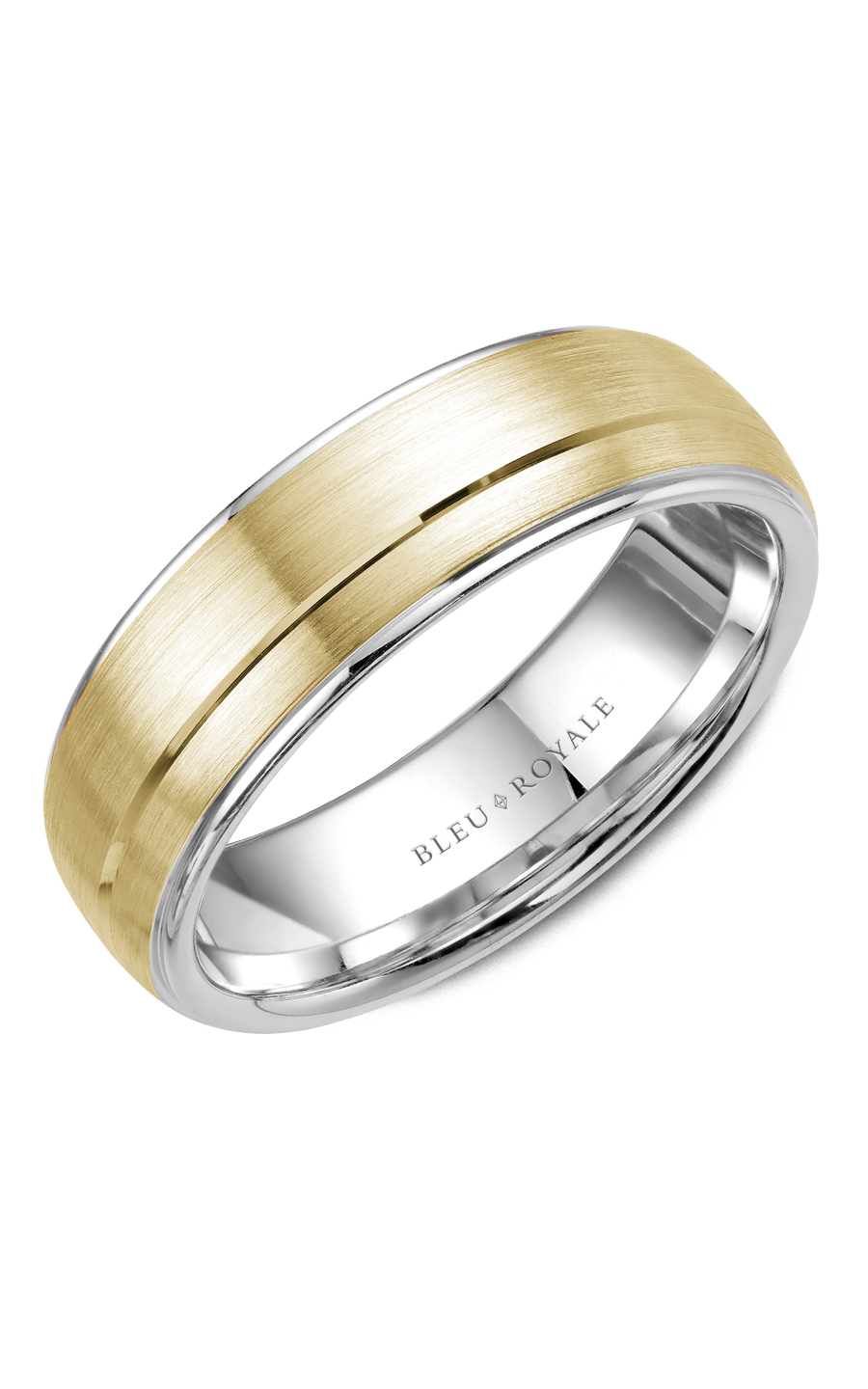 Bleu Royale Men's Wedding Band RYL-002YW6