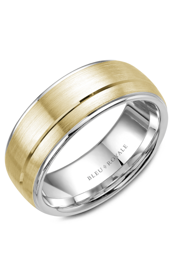 Bleu Royale Men's Wedding Band RYL-002YW85