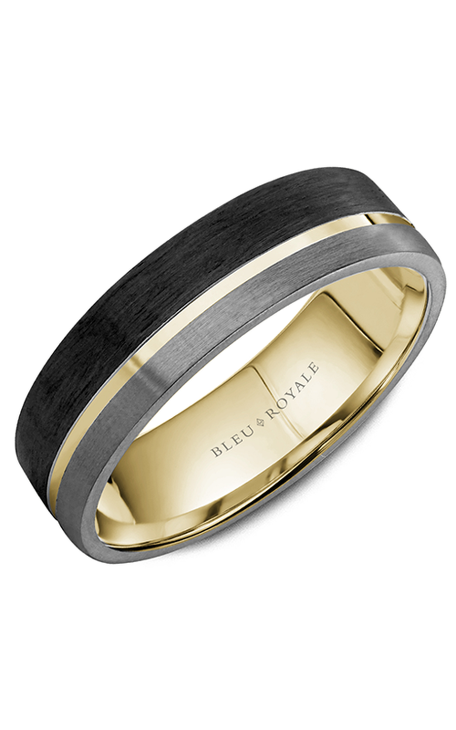 Bleu Royale Wedding Band RYL-201YBT75