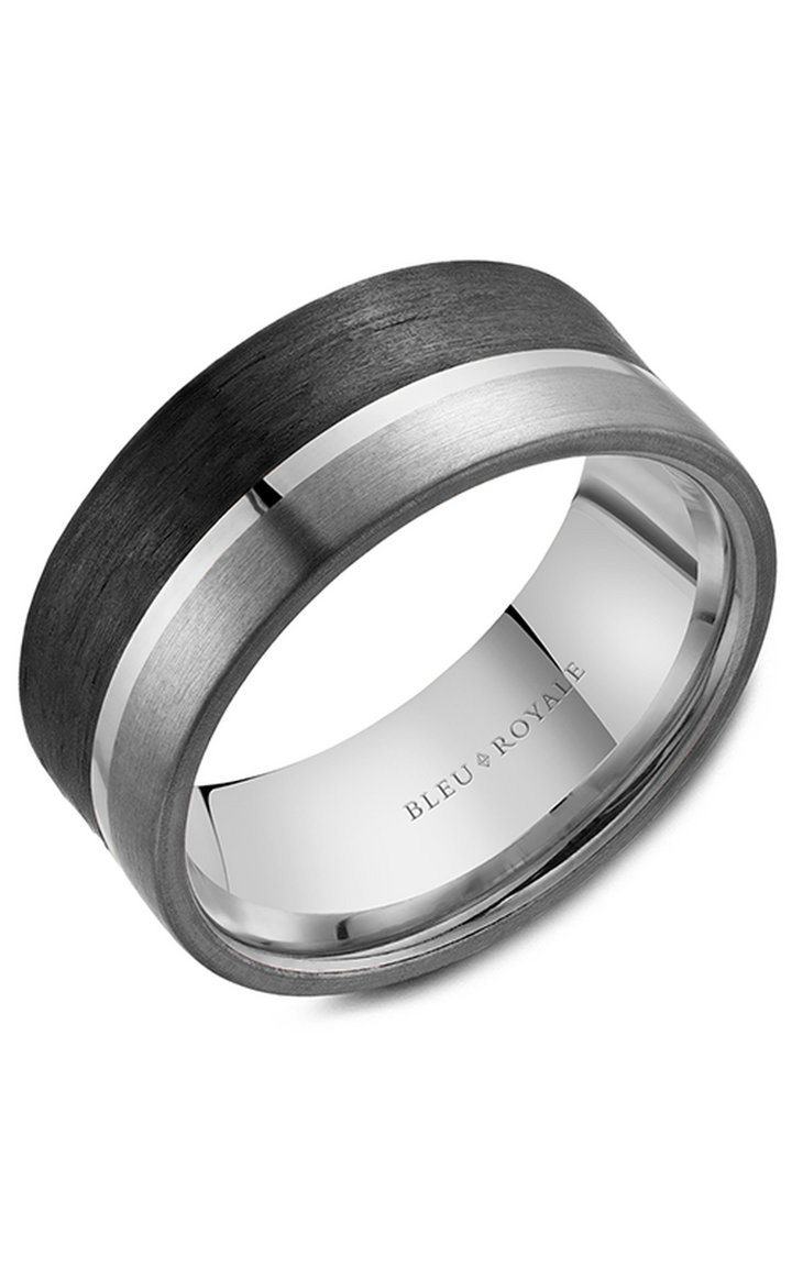 Bleu Royale Wedding Band RYL-201WBT9