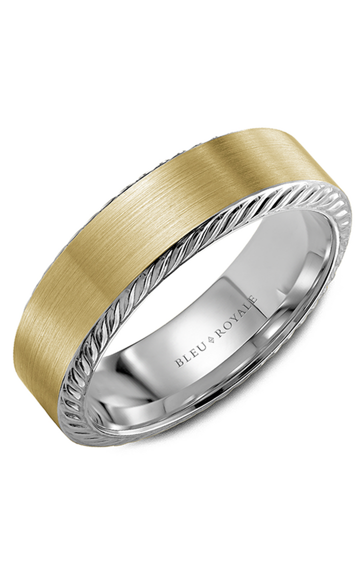 Bleu Royale Wedding Band RYL-197YW65