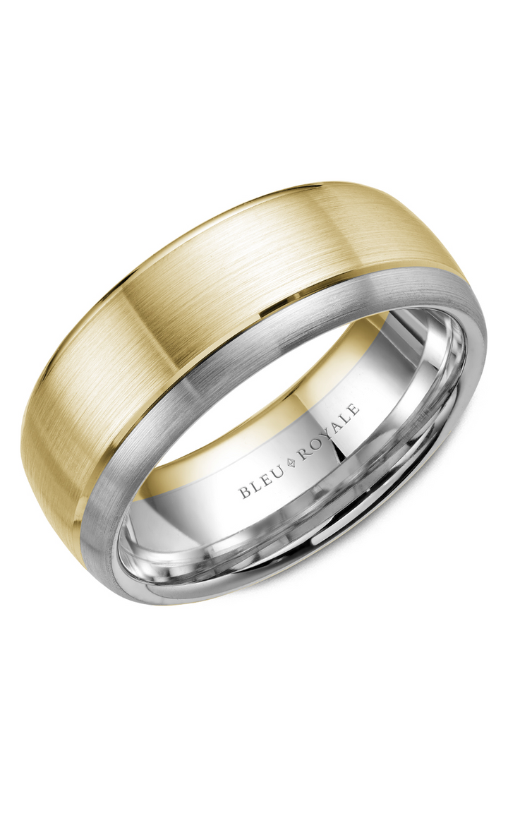 Bleu Royale Men's Wedding Band RYL-003YW85