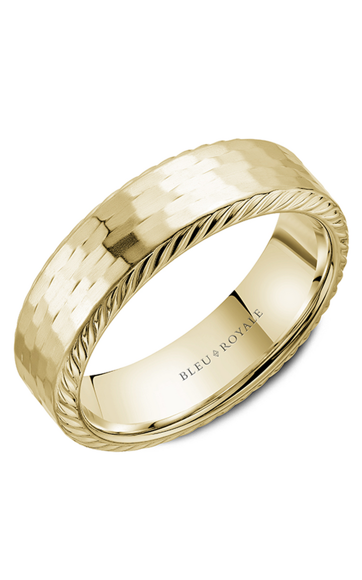 Bleu Royale Wedding Band RYL-190Y65