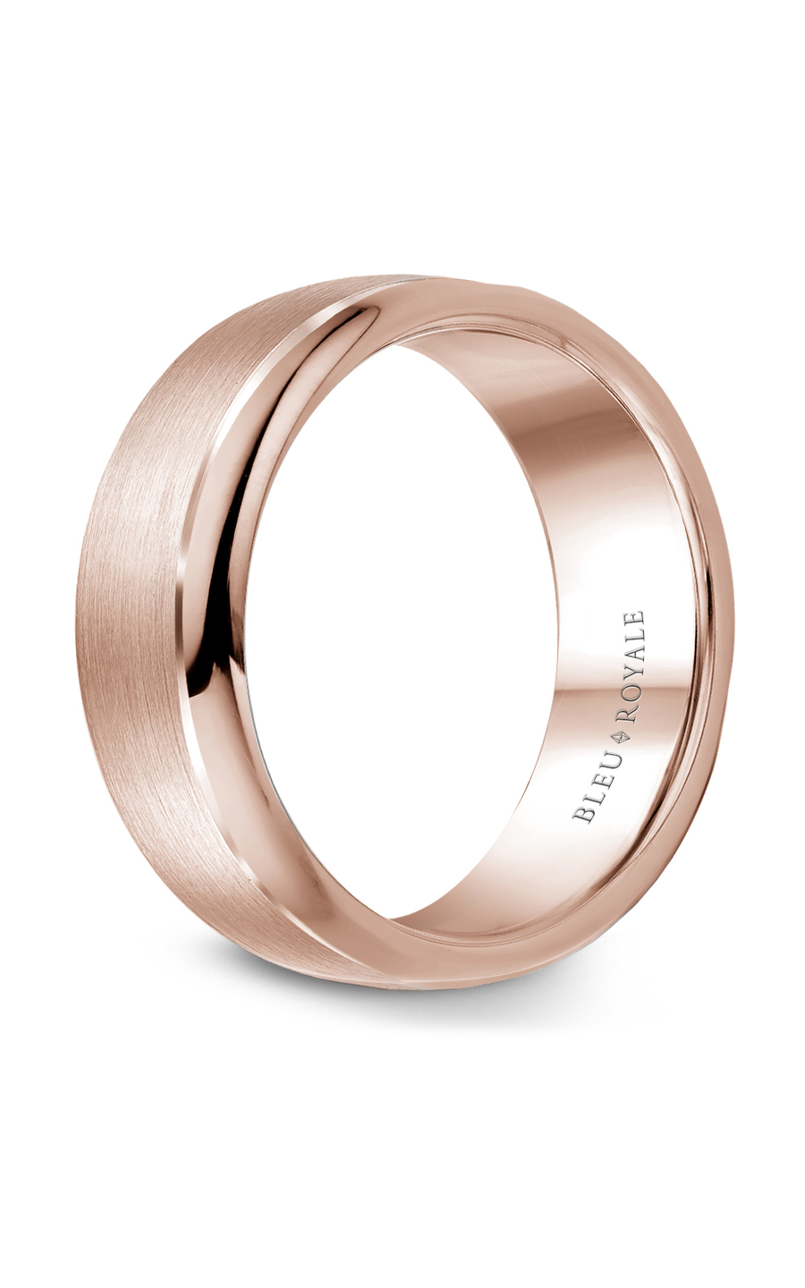 Bleu Royale Men's Wedding Band RYL-006R75