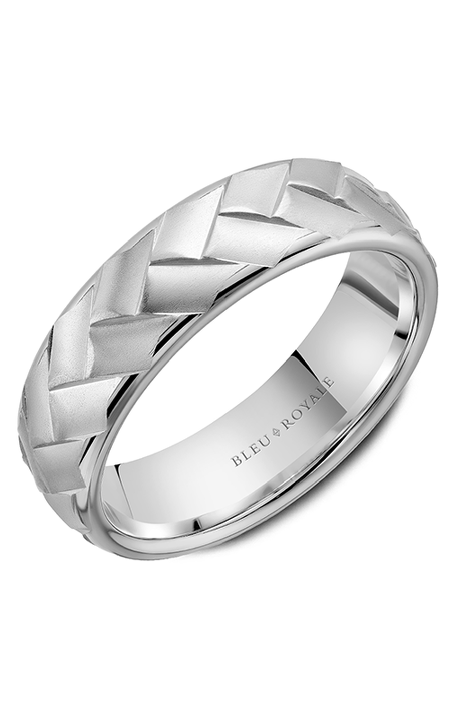 Bleu Royale Men's Wedding Band RYL-189W65