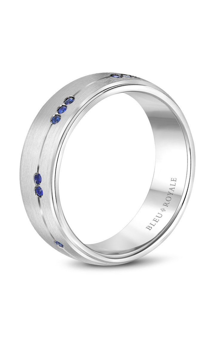 Bleu Royale Men's Wedding Band RYL-011WS75