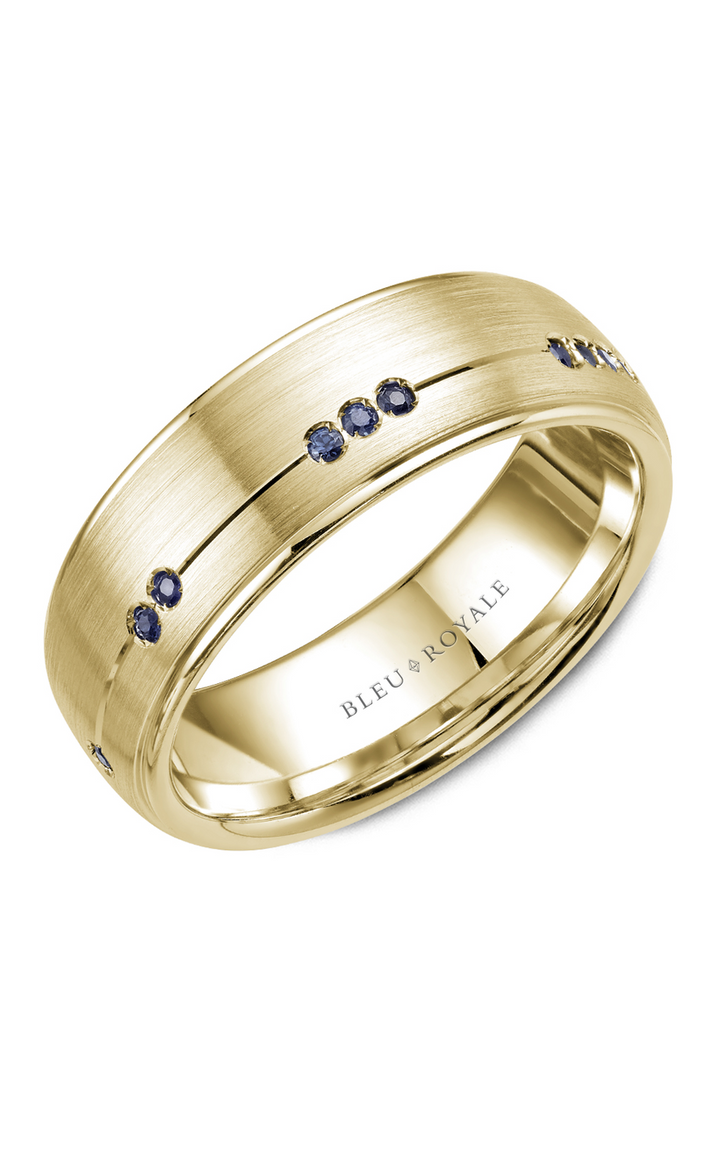 Bleu Royale Men's Wedding Band RYL-011YS75