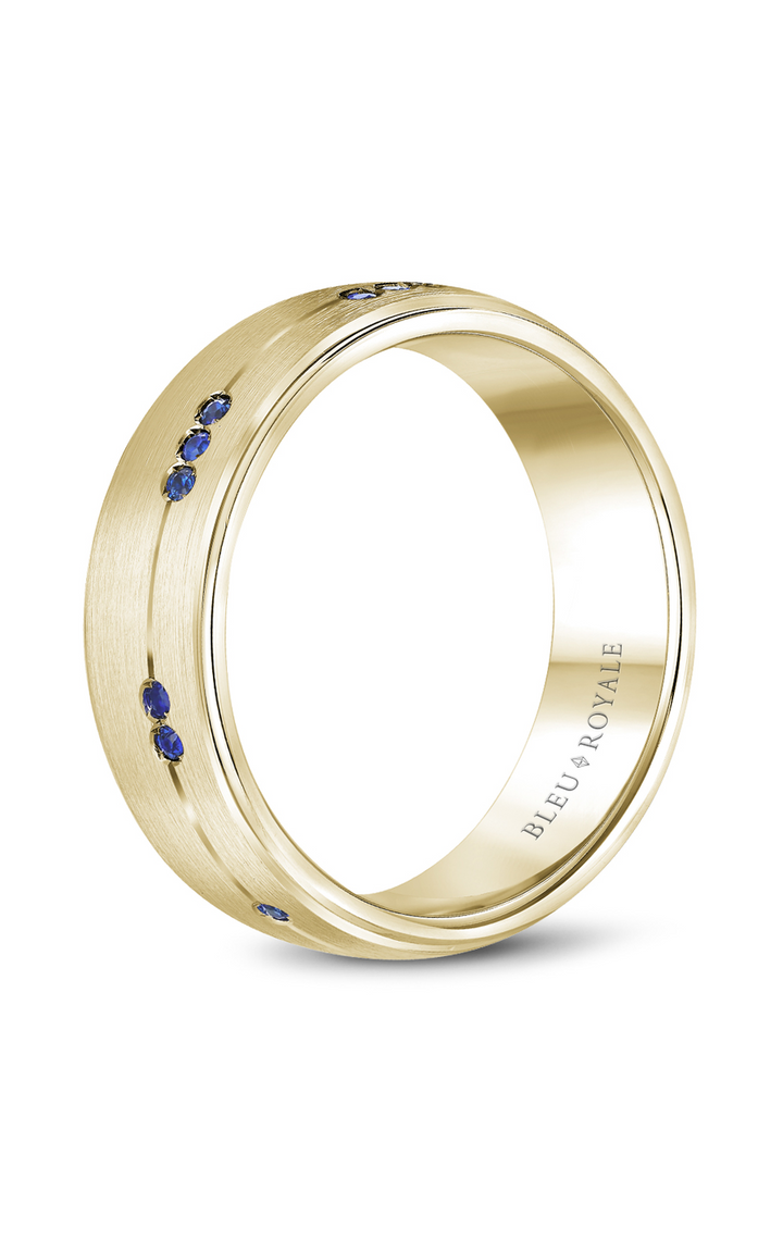 Bleu Royale Men's Wedding Band RYL-011YS75