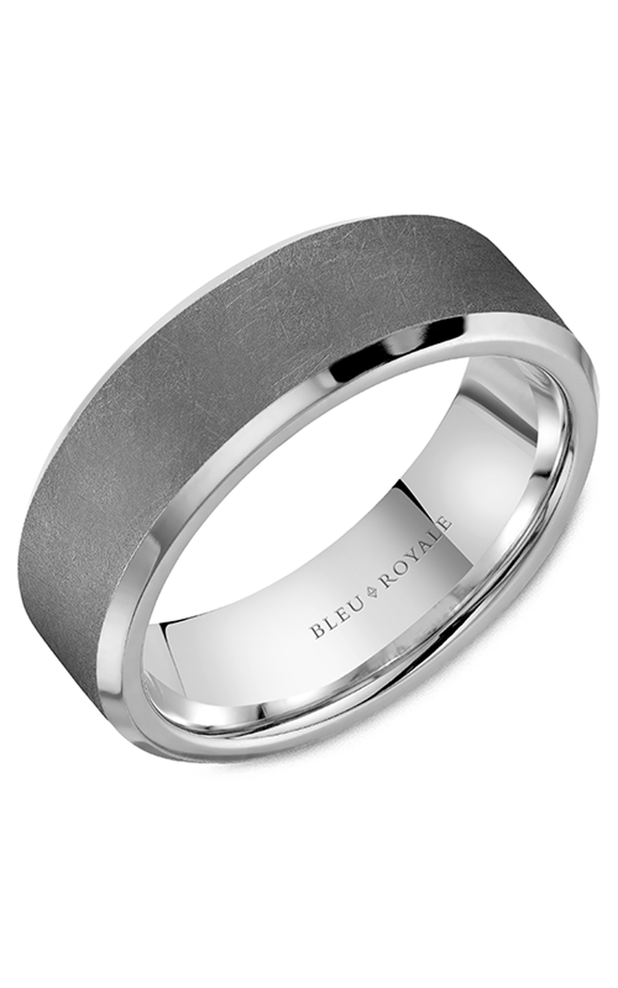 Bleu Royale Men's Wedding Band RYL-182TW75