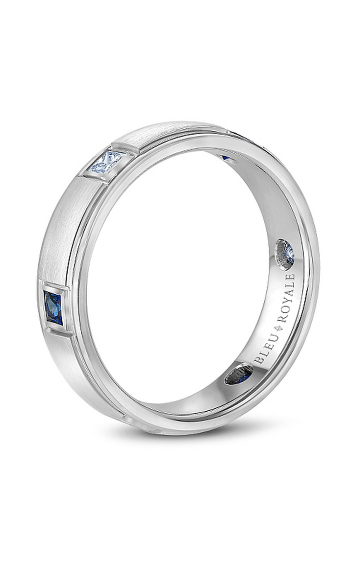 Bleu Royale Men's Wedding Band RYL-016WDS55