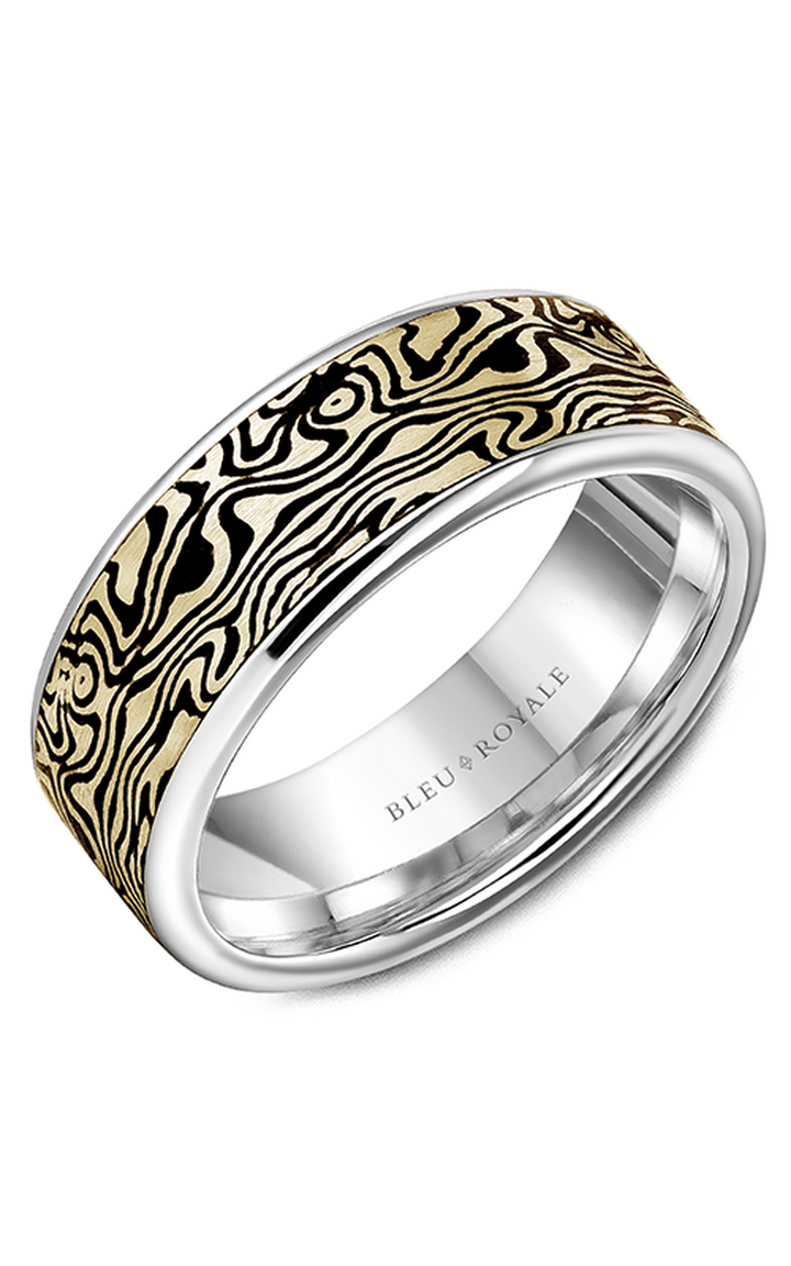 Bleu Royale Men's Wedding Band RYL-178YW8