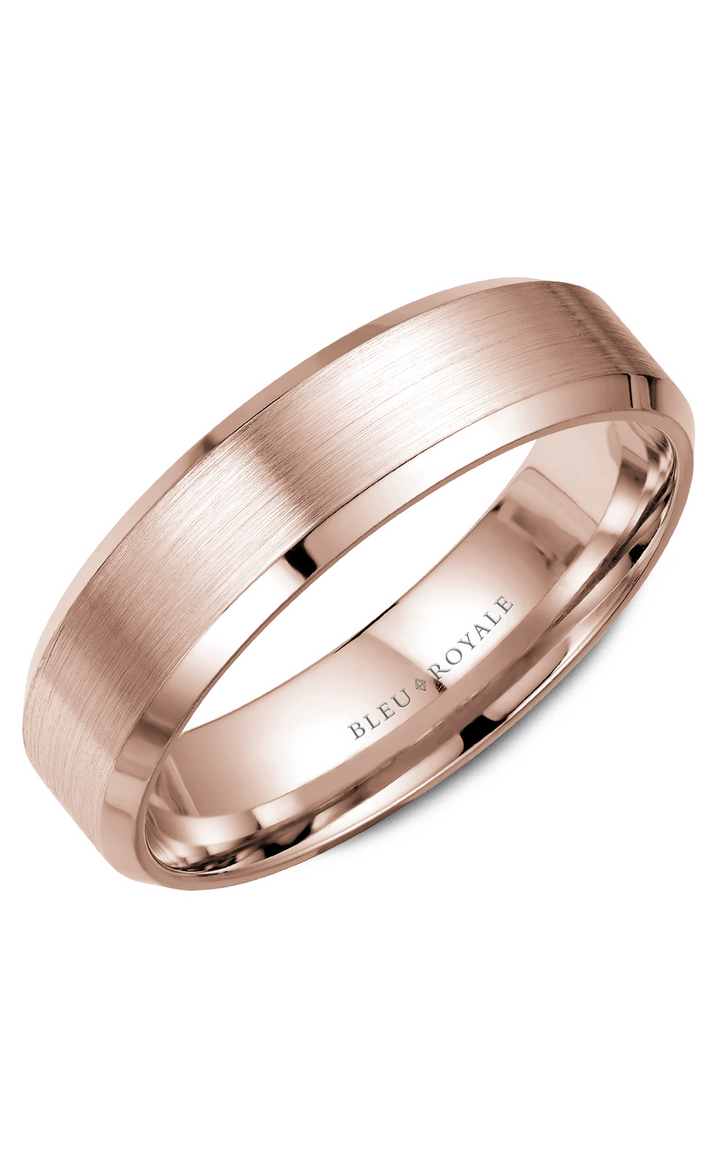 Bleu Royale Men's Wedding Band RYL-023R65