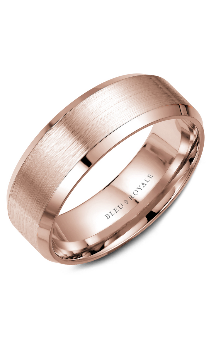 Bleu Royale Men's Wedding Band RYL-023R75