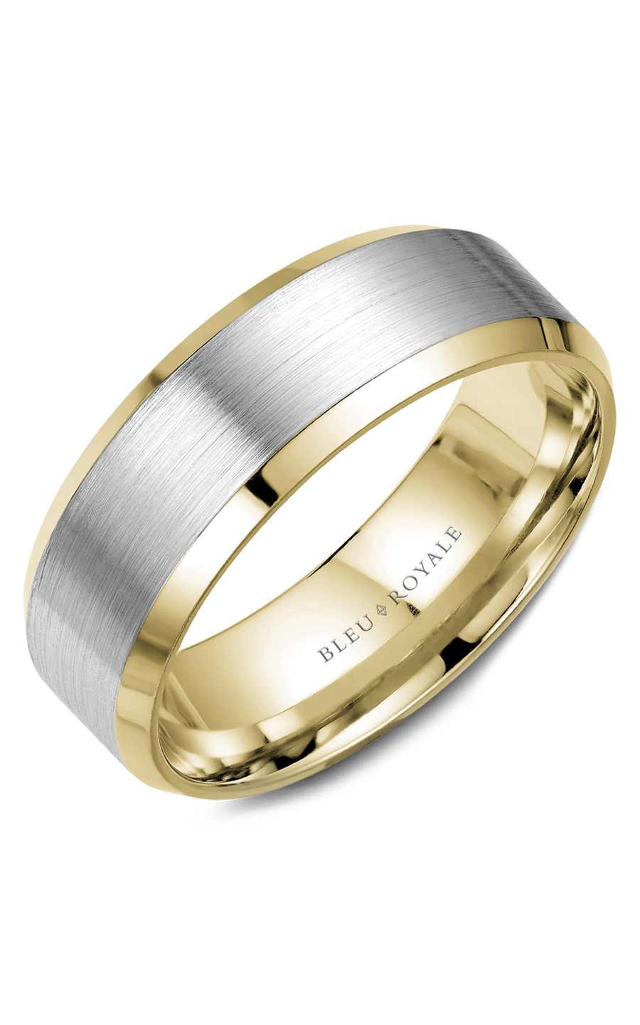 Bleu Royale Men's Wedding Band RYL-023WY75