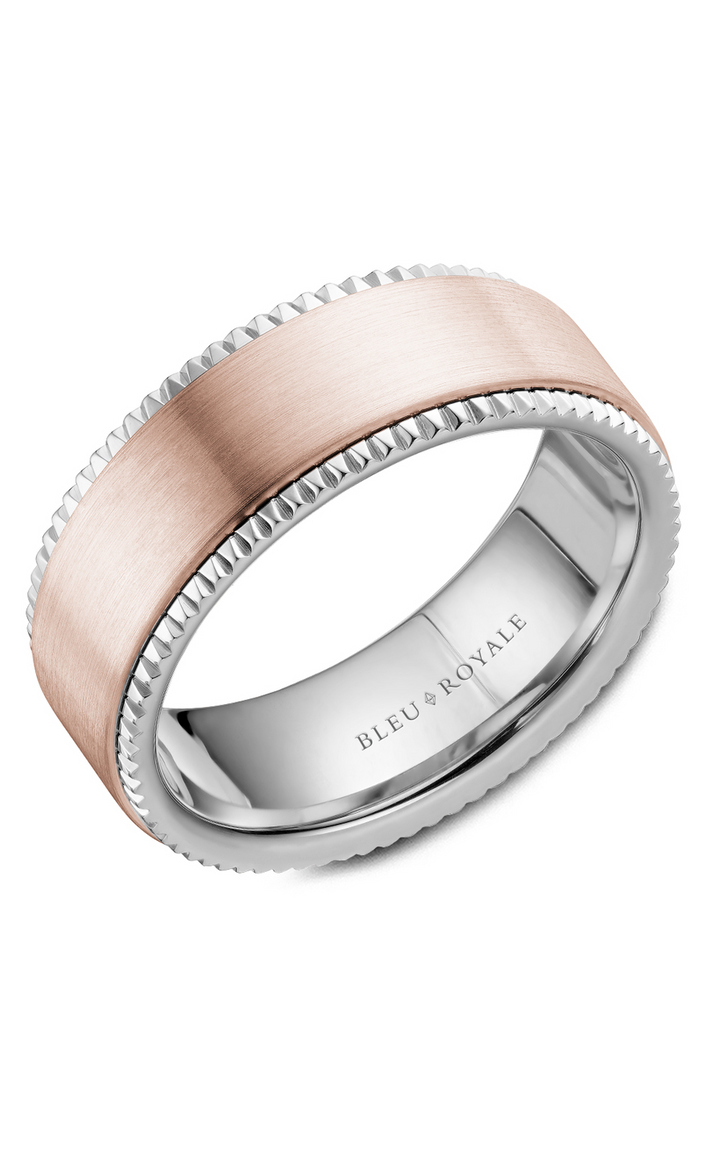 Bleu Royale Men's Wedding Band RYL-028RW8