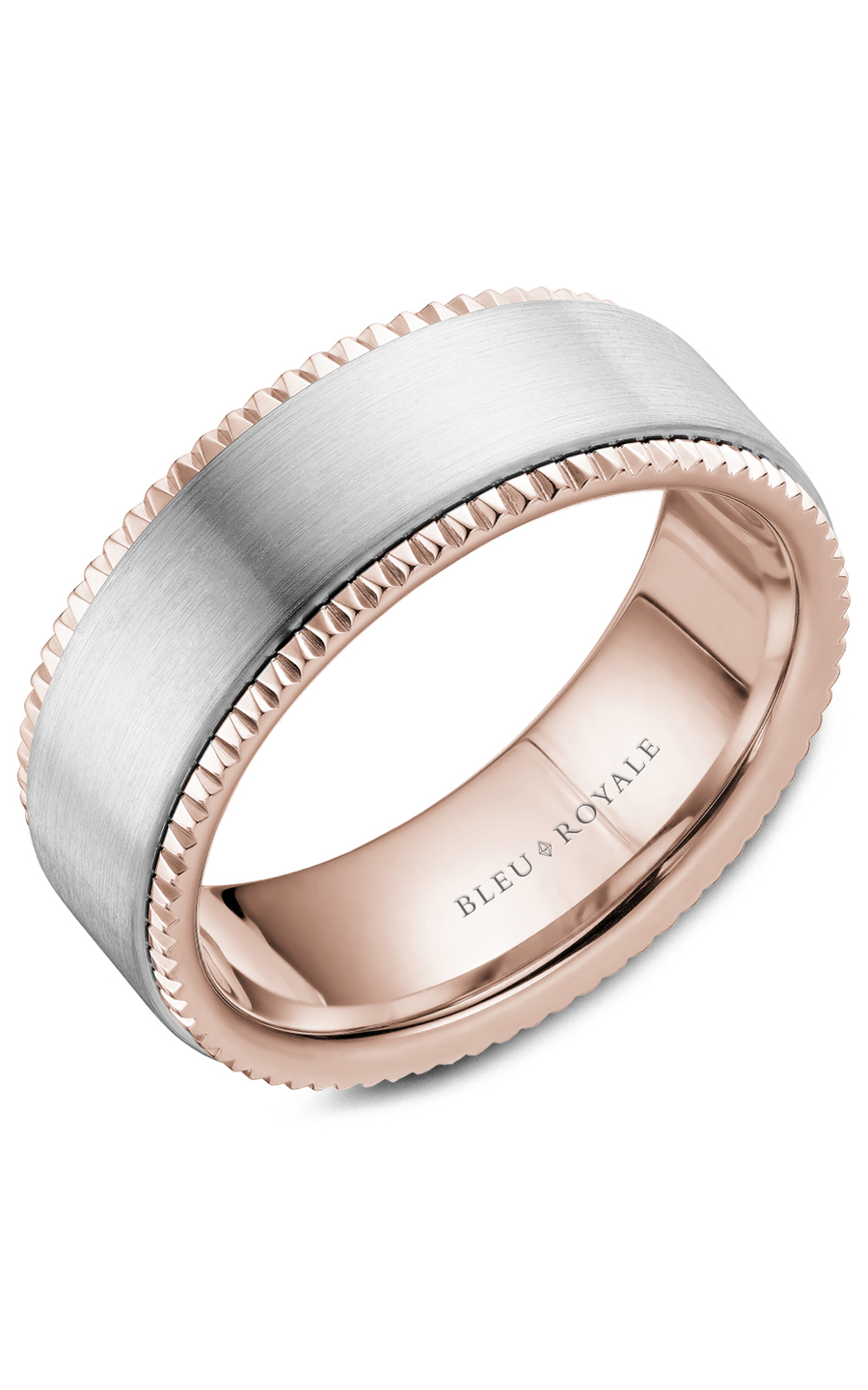 Bleu Royale Men's Wedding Band RYL-028WR8