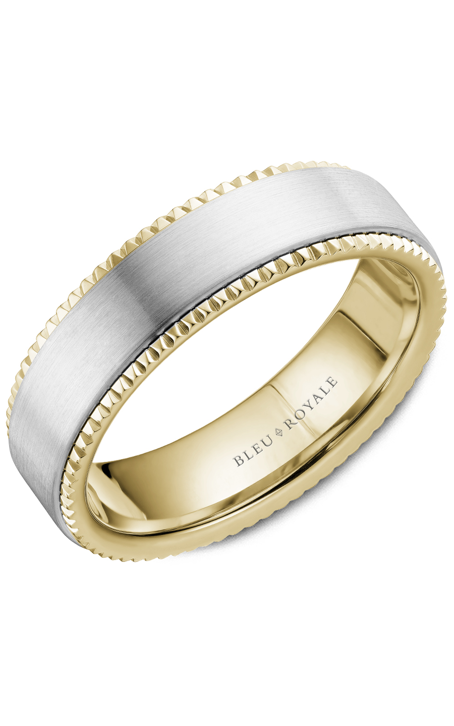 Bleu Royale Men's Wedding Band RYL-028WY6