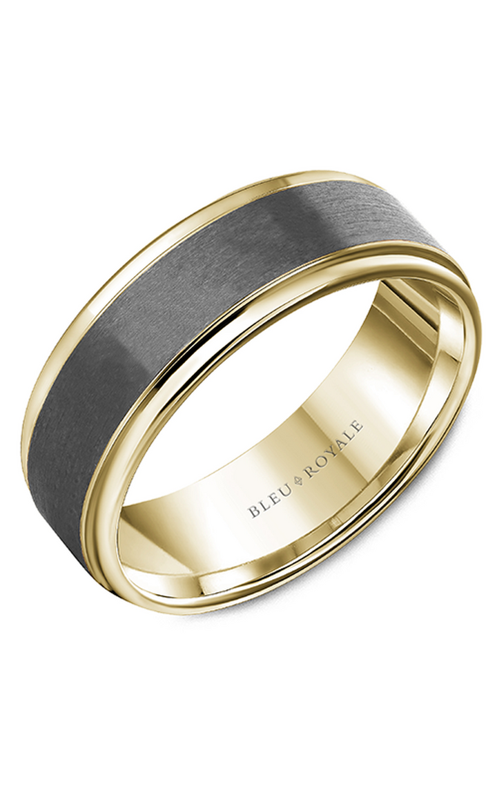 Bleu Royale Men's Wedding Band RYL-168TY75