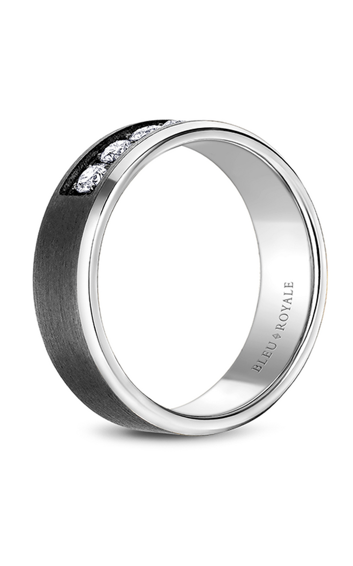 Bleu Royale Men's Wedding Band RYL-166TWD75