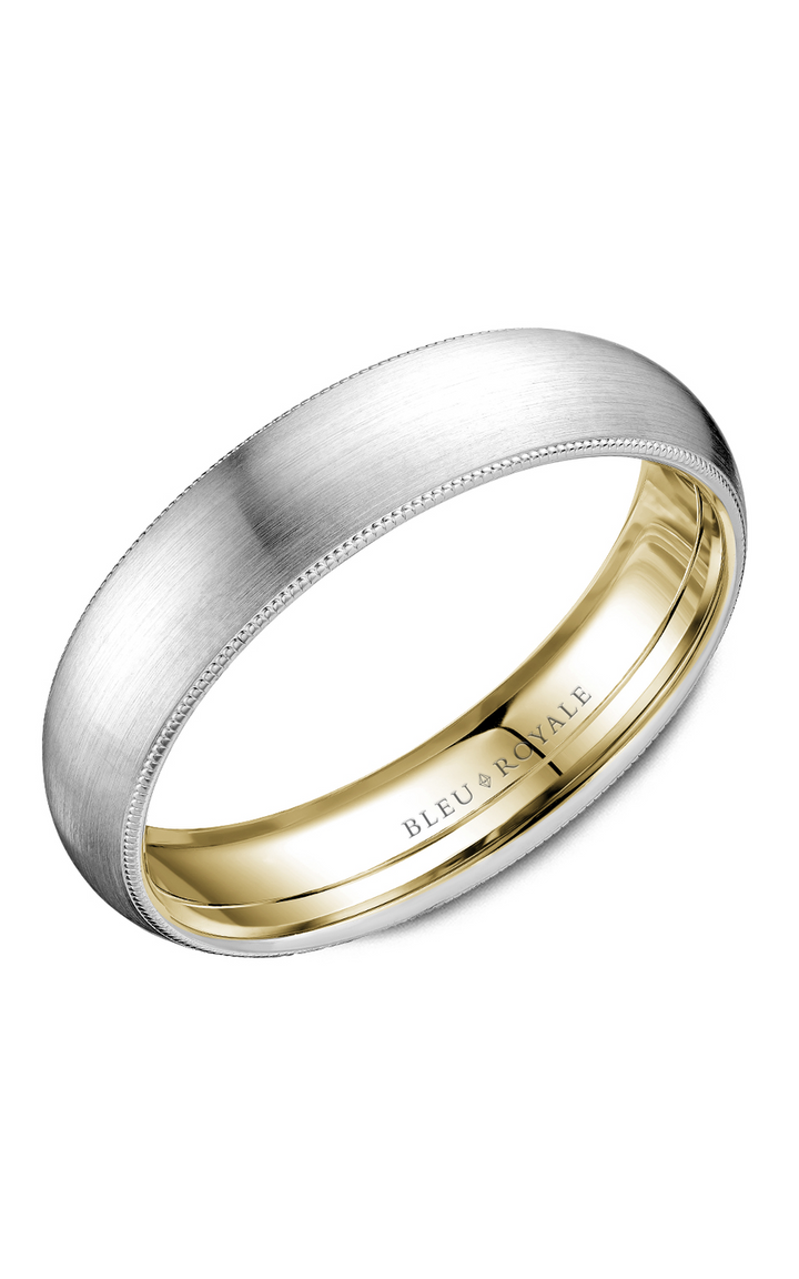 Bleu Royale Men's Wedding Band RYL-040WY55