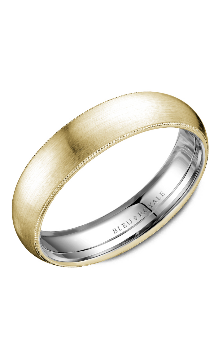 Bleu Royale Men's Wedding Band RYL-040YW55