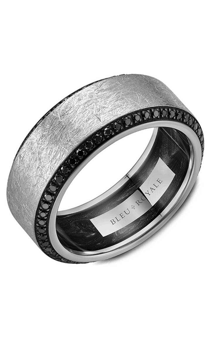 Bleu Royale Men's Wedding Band RYL-154WBD9