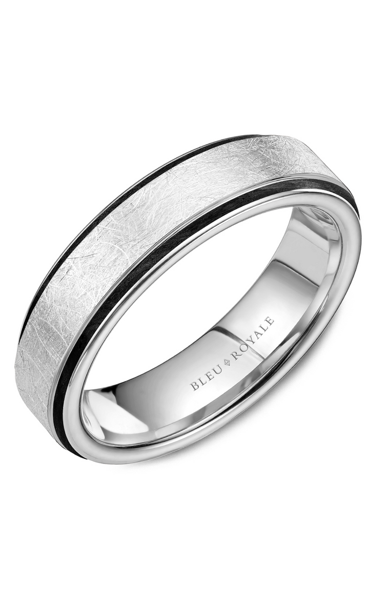 Bleu Royale Men's Wedding Band RYL-048W6