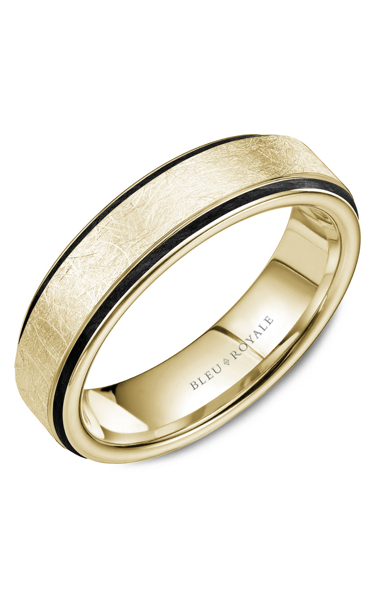 Bleu Royale Men's Wedding Band RYL-048Y6