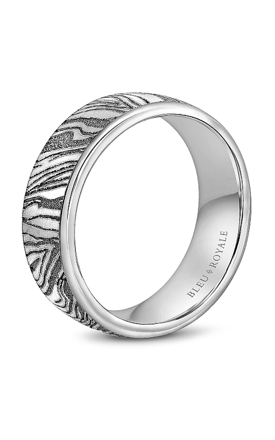 Bleu Royale Men's Wedding Band RYL-055W8