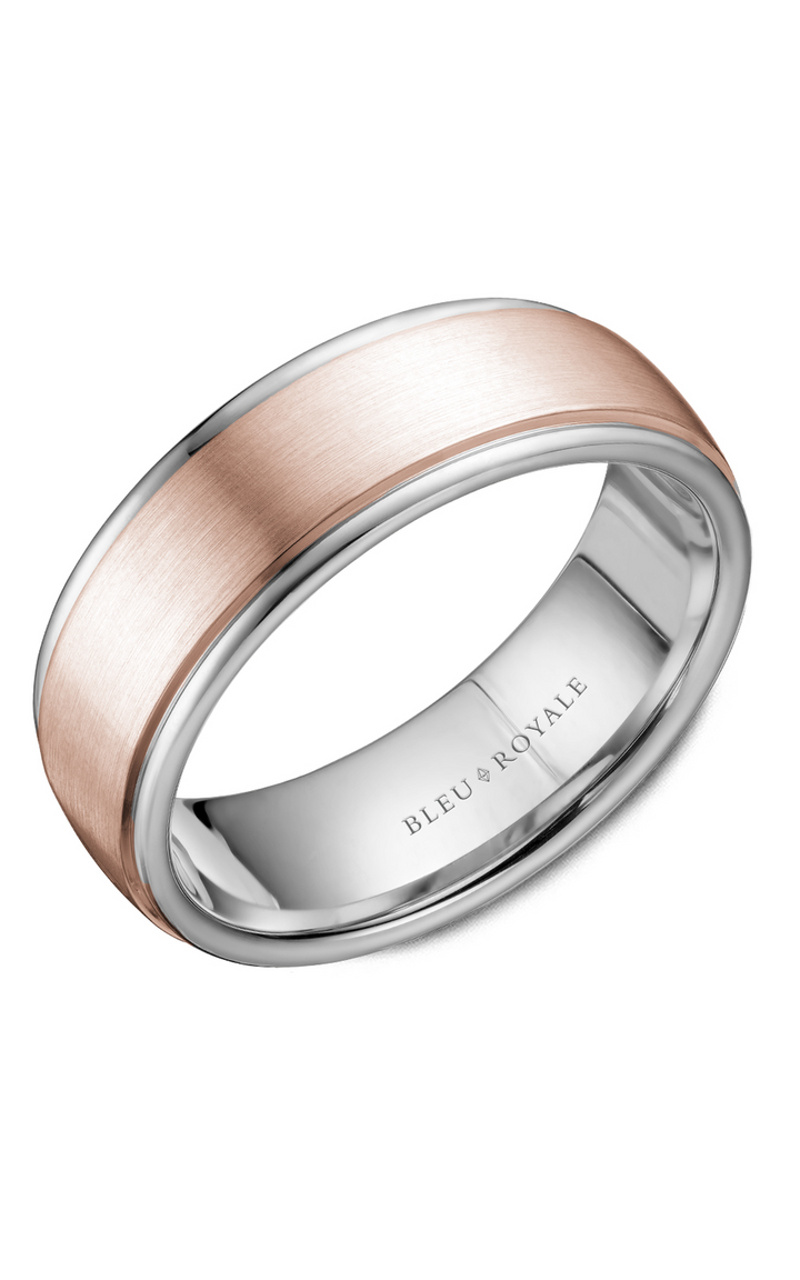 Bleu Royale Men's Wedding Band RYL-058RW75