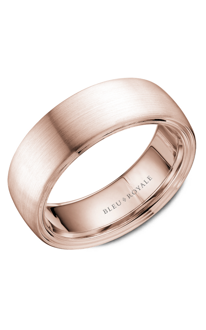 Bleu Royale Men's Wedding Band RYL-059R75