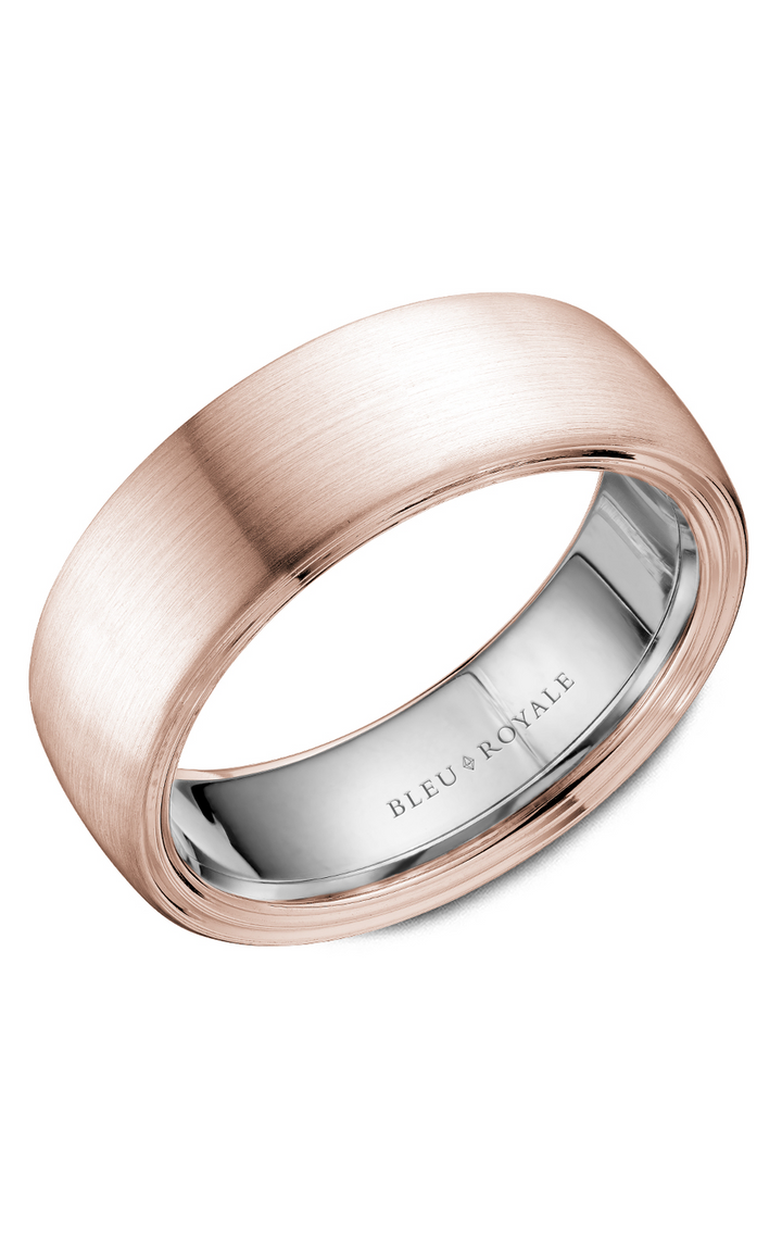 Bleu Royale Men's Wedding Band RYL-059RW75