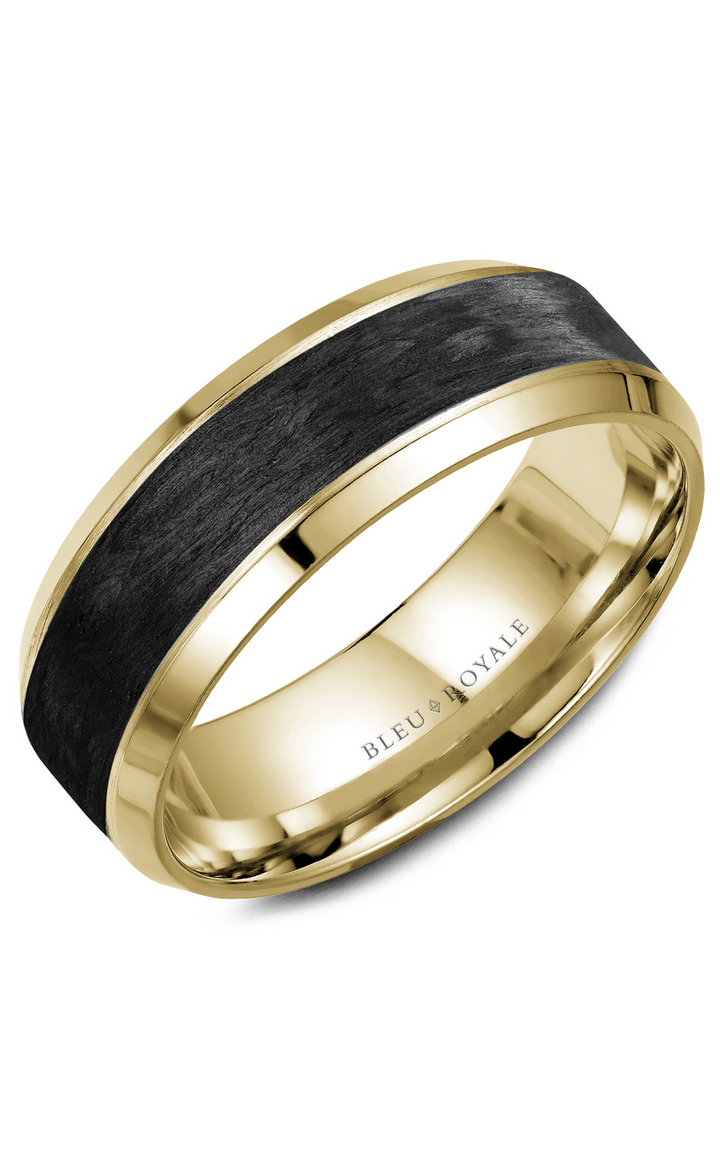 Bleu Royale Men's Wedding Band RYL-064Y75