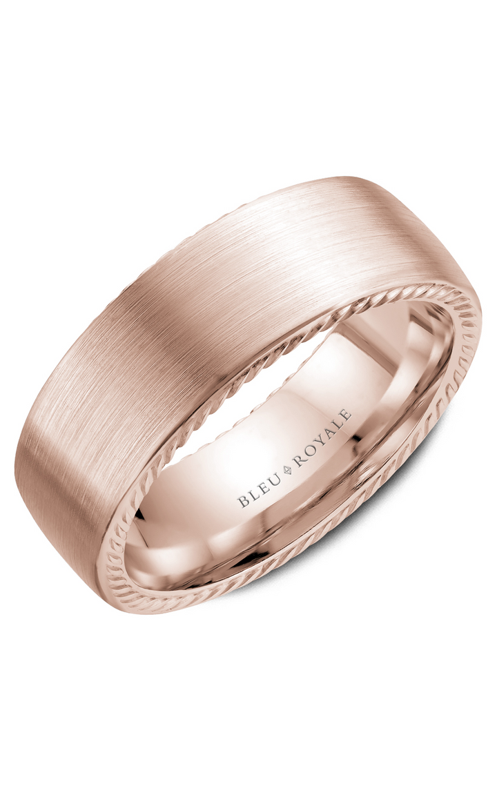 Bleu Royale Men's Wedding Band RYL-065R8