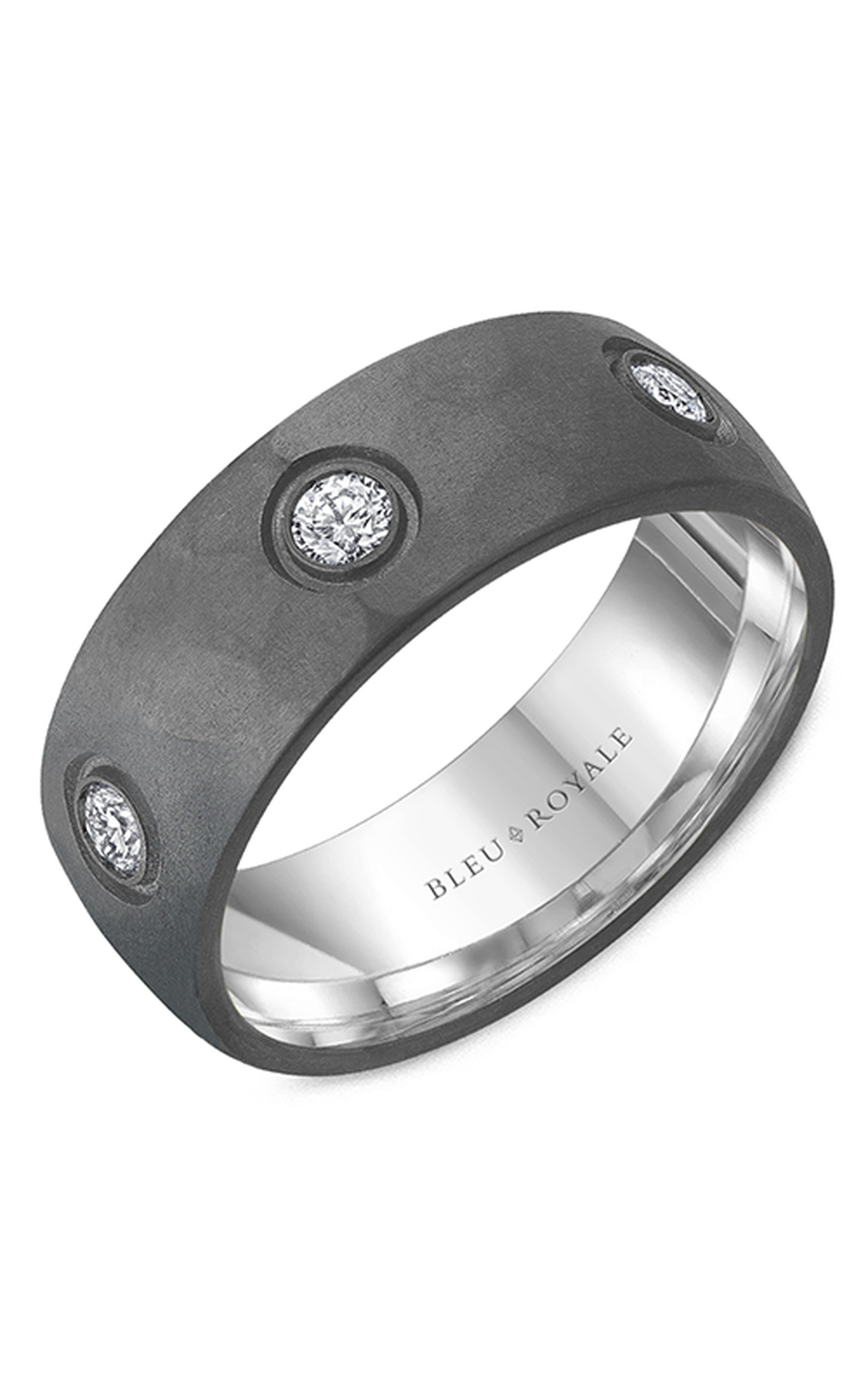 Bleu Royale Men's Wedding Band RYL-137TWD8